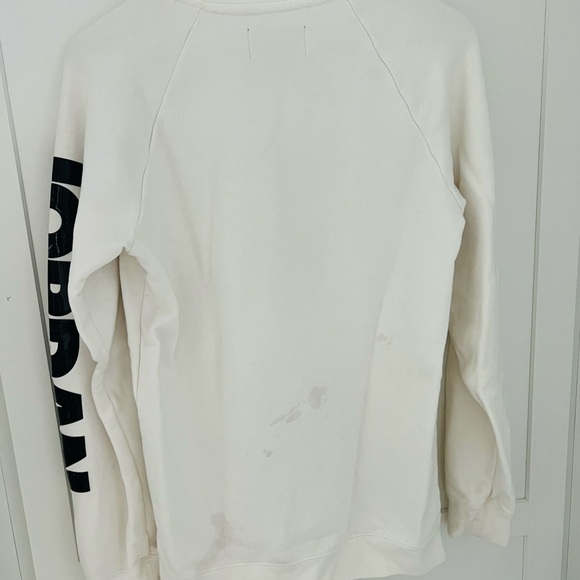 Jordan Nike Men's Legacy Crew White Mens Small - Picture 5 of 12